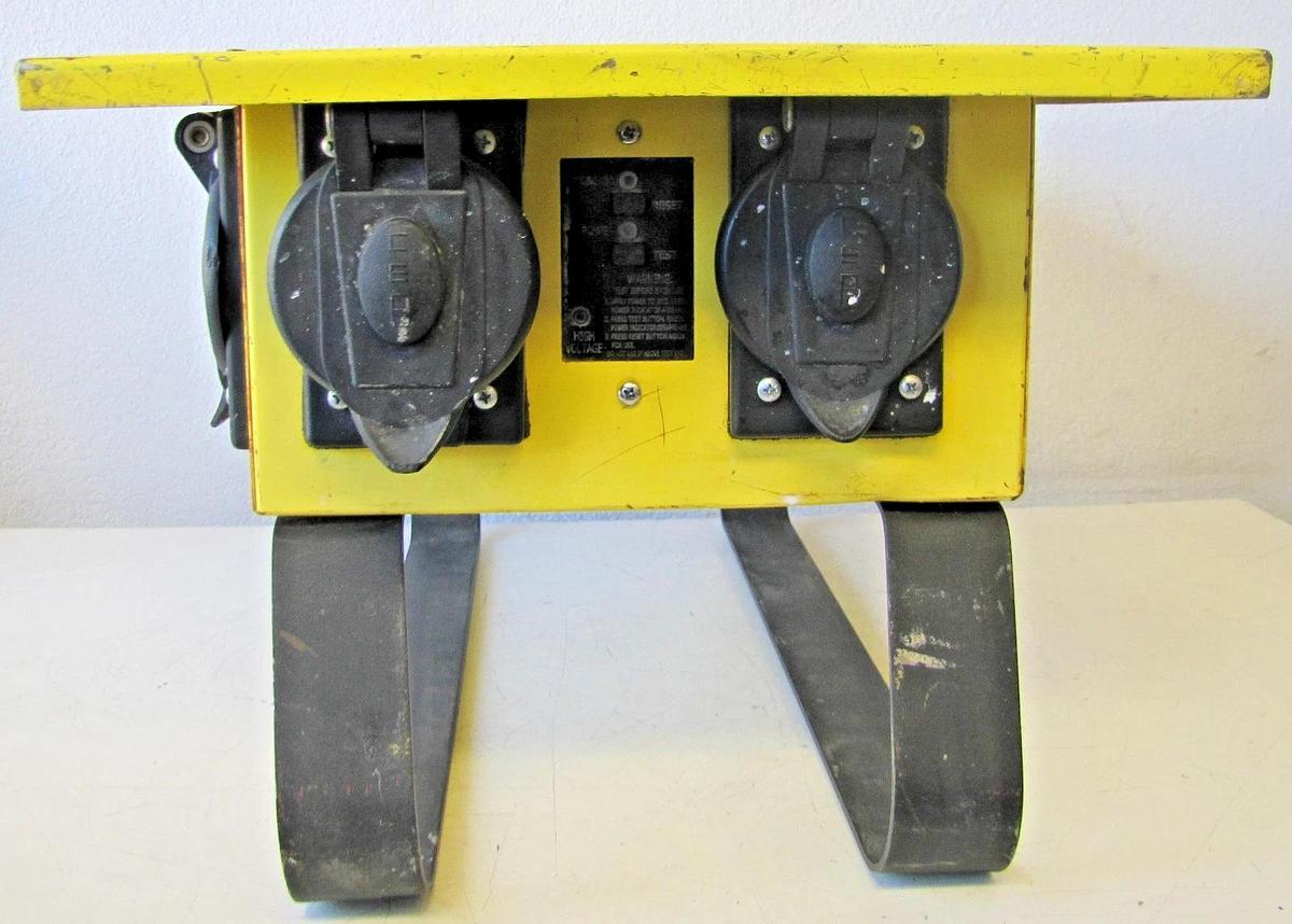 Used CEP 6506-GU Spider Power Distribution Box 50A 125/250V 3P 4W Twistlock Outlets