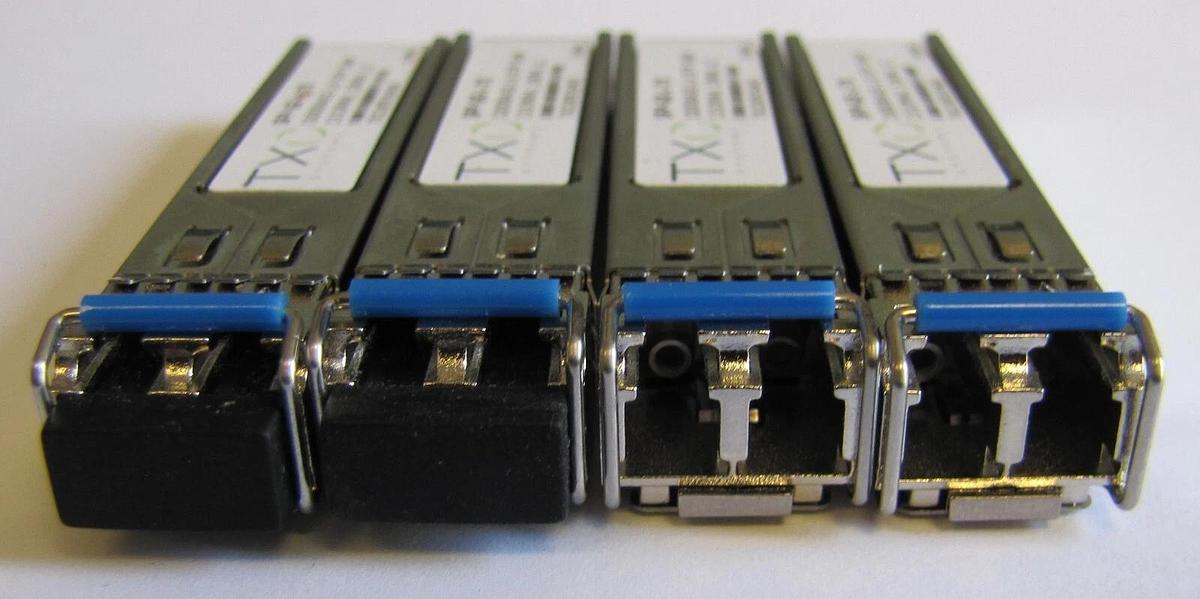 Used Lot of 4 TXO Systems SFP-GE-L-TX Gigabit 1GE 1000Base-LX Optical Transceiver