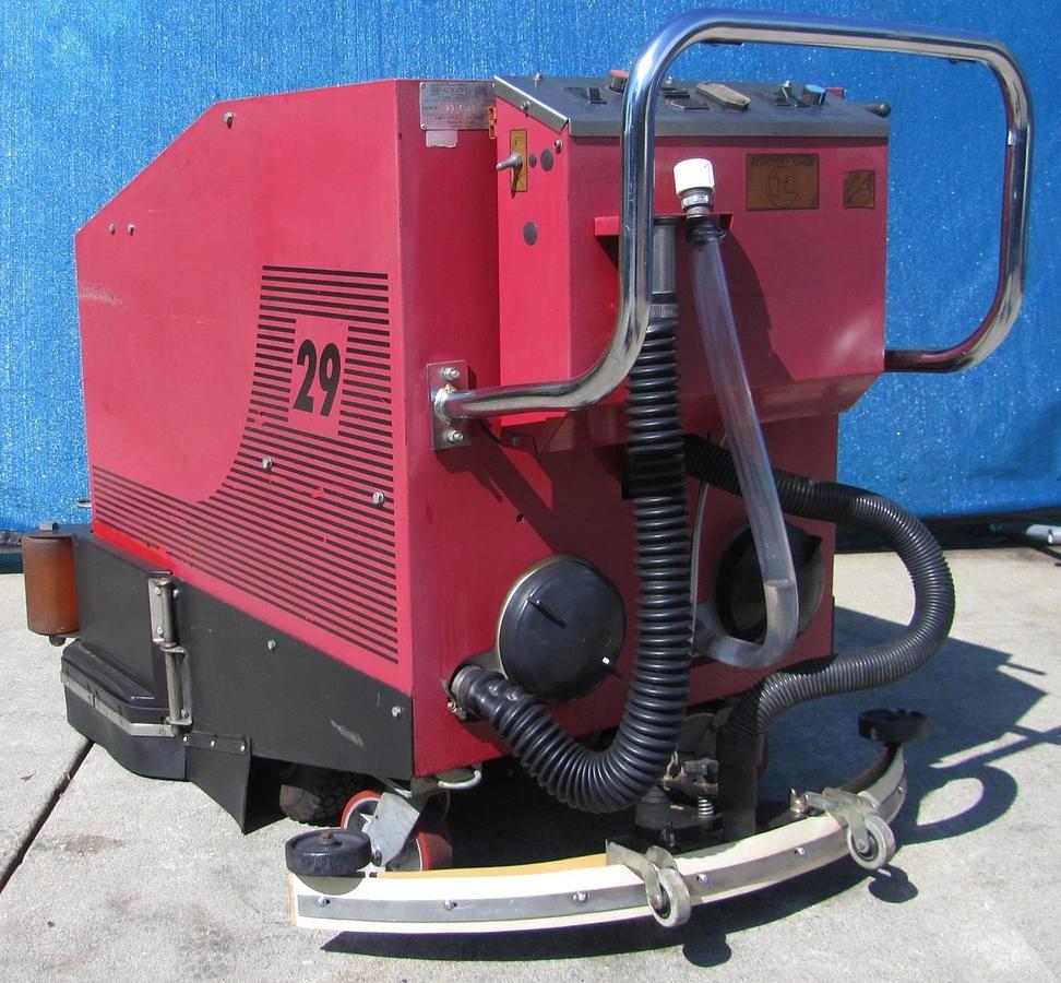 Used Factory Cat Walk Behind Floor Scrubber 29" Path 24VDC Battery System W/ Charger