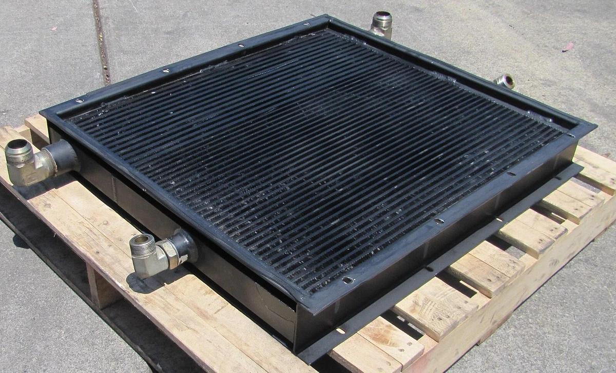 Used Sullair Air Oil Cooler 02250081-393 Part Replacement 50 HP Screw Air Compressor