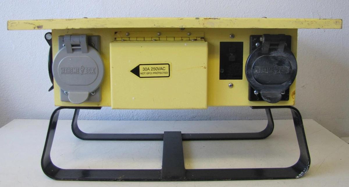 Used X-Treme Box Spider Temporary Power Distribution 50A 125/250V 3P 4W Twist Lock #2