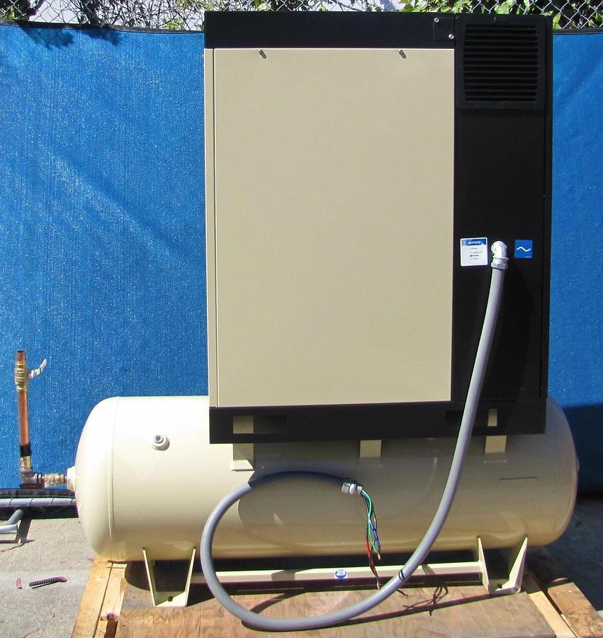 Used Ingersoll Rand R7.5 Nirvana VSD 10HP Rotary Screw Air Compressor 80 Gallon Tank