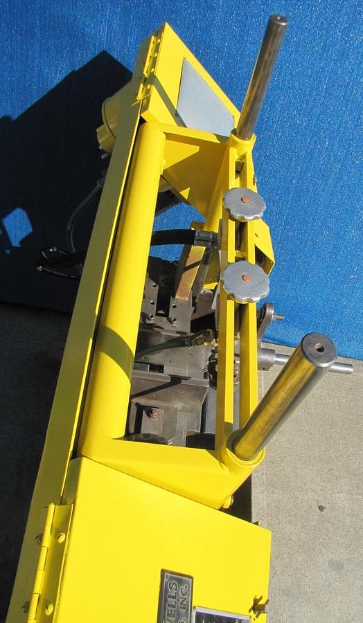 Used W. F. Wells and Sons Horizontal Band Saw Bandsaw with Coolant Pump & New Blade