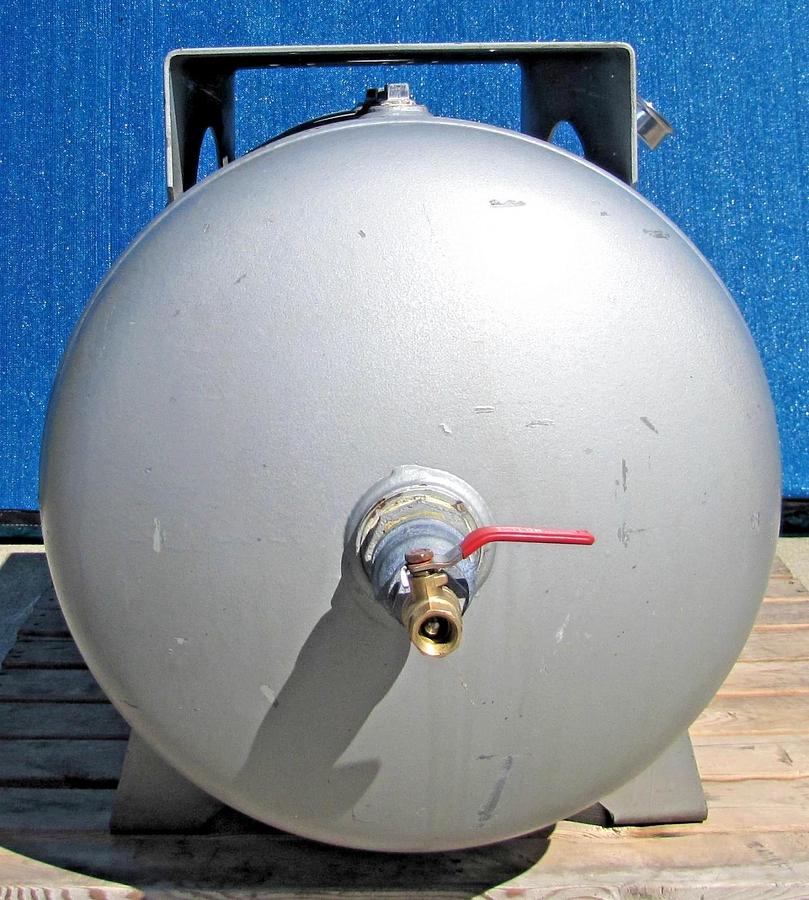 Used Manchester 60 Gallon Air Tank Vessel 200 PSI with Pressure Gauge for Compressor