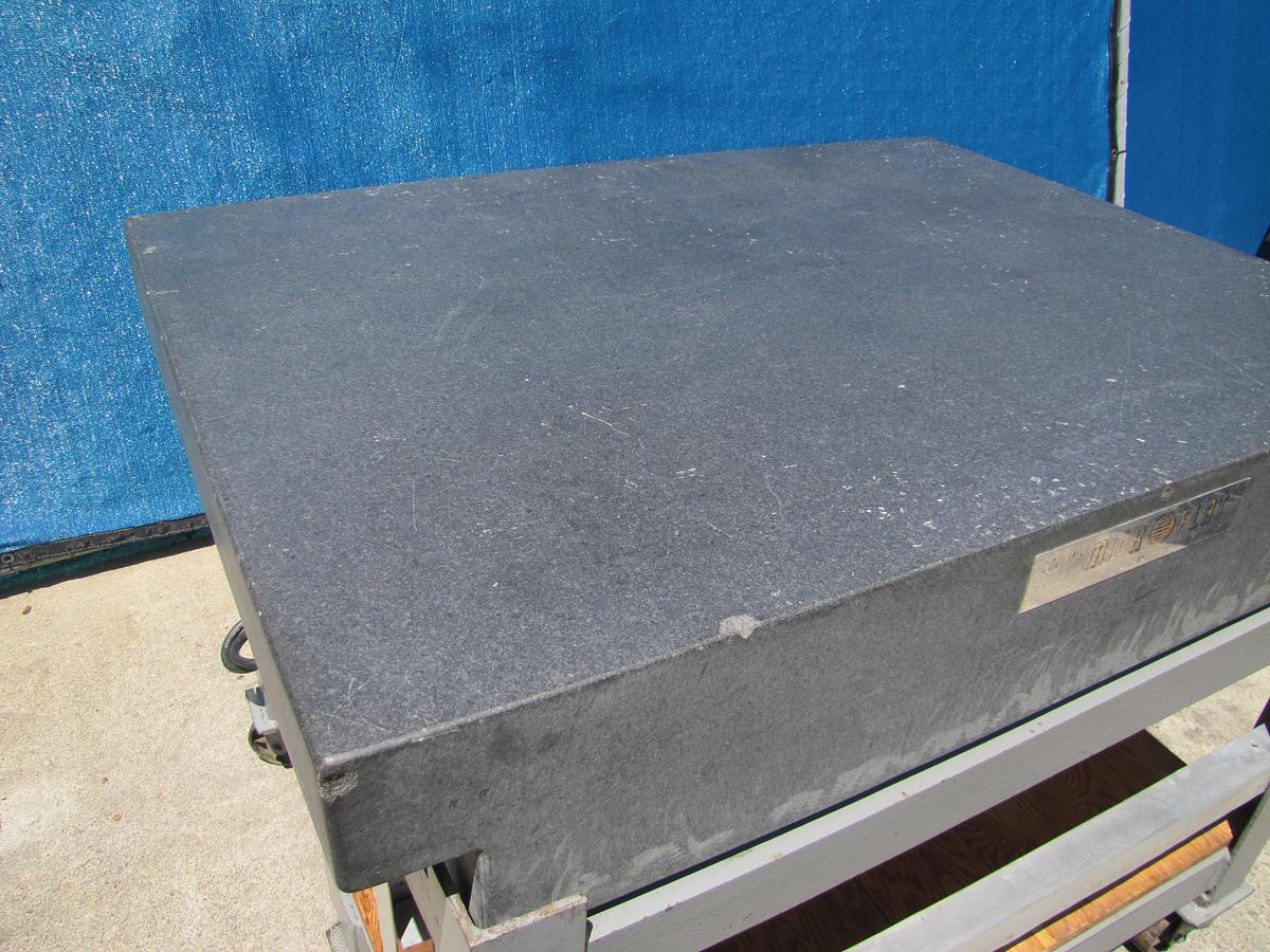 Used Collins Microflat Granite Table 48" x 36" Grade A Inspection Surface Plate