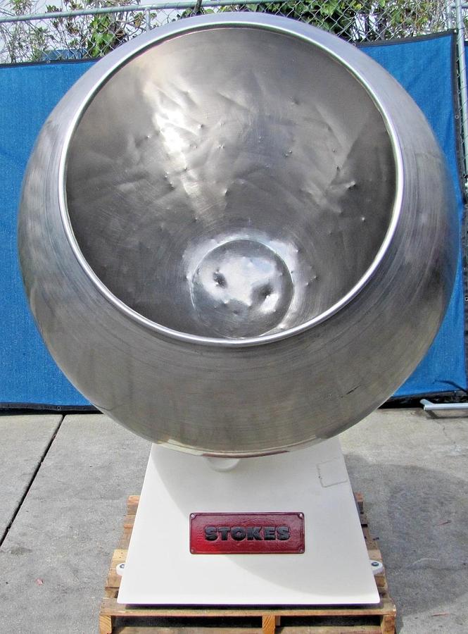 Used Stokes 1.5 HP Chocolate Candy Coating Panner Panning Machine 41" Bowl 460V 3PH