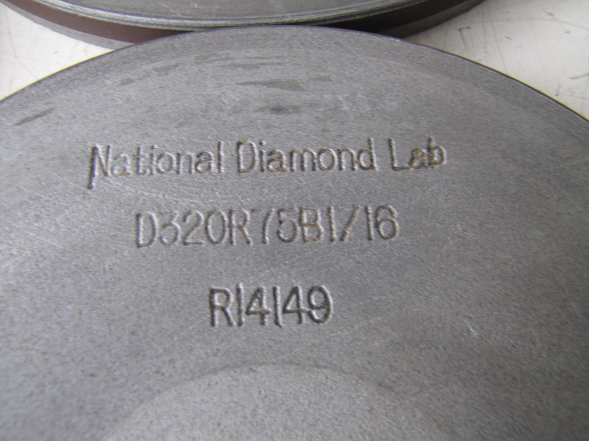 Used Lot of 7 Lapping Wheels 7" Diameter National Diamond Lab & US Diamond Wheel