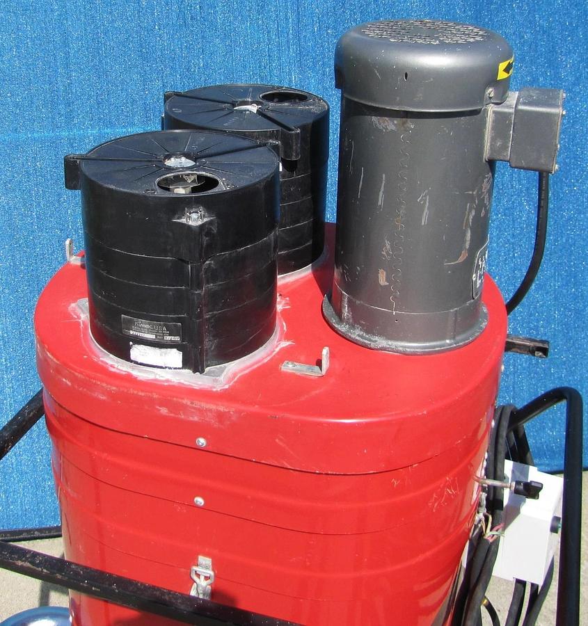 Used Ruwac 7.5 HP Concrete Dust Collector Vacuum DS2520 460V 3 Phase for Grinder