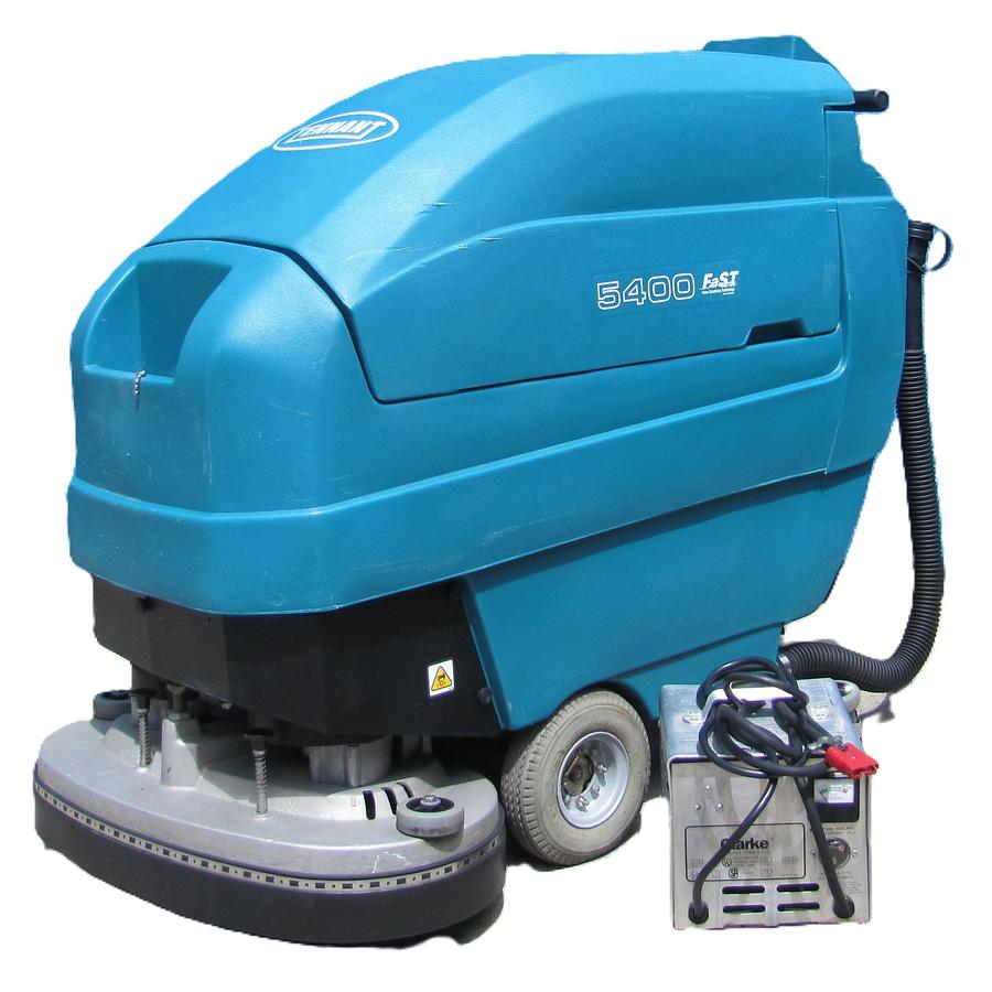 Used Tennant 5400 Walk Behind Floor Scrubber Self Propelled 24" Disc 92.6 Hours
