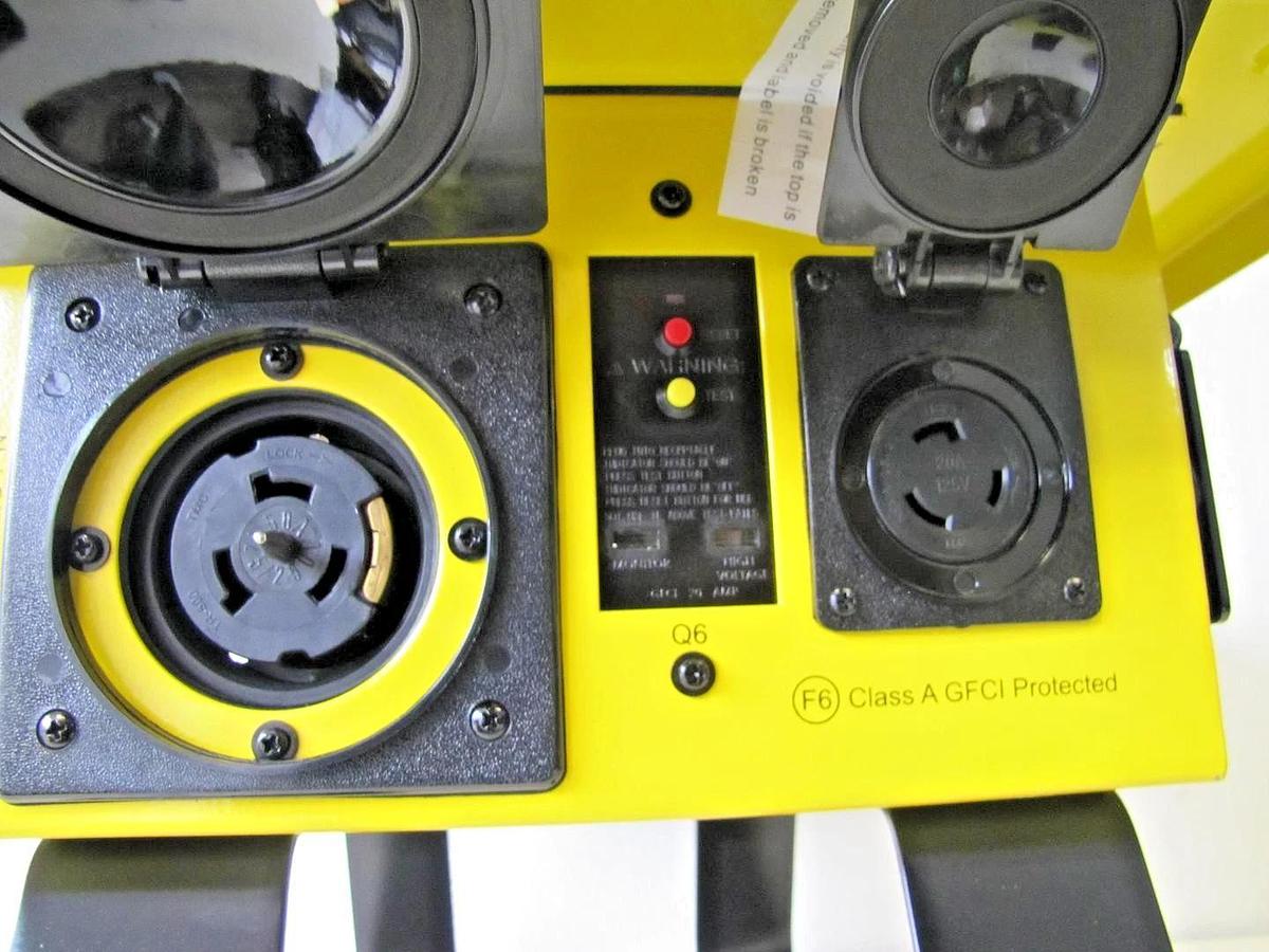 Used Voltec 125/250V 50A Temporary Power Distribution Spider Box T-BOX-6L Twist Lock