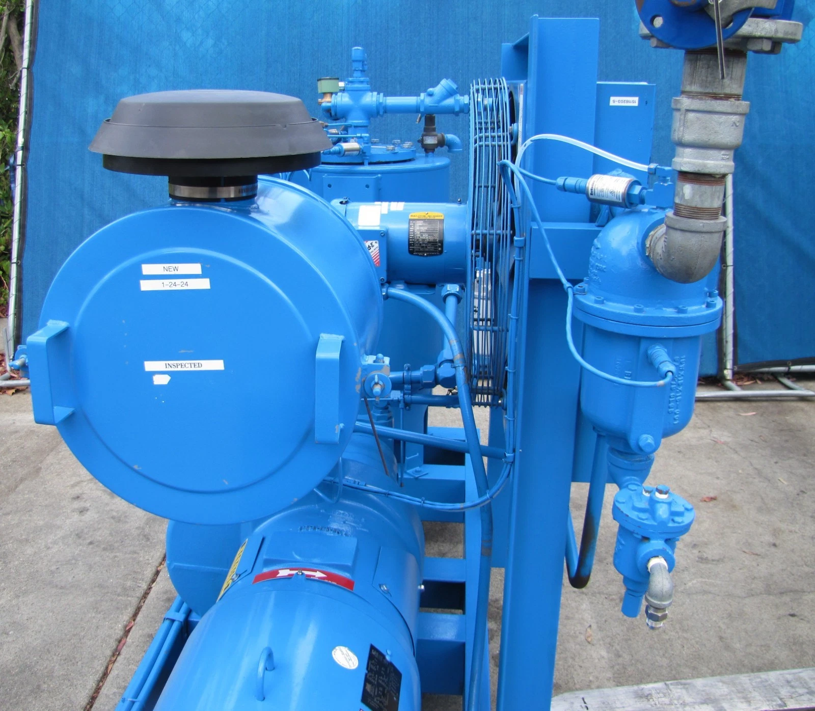 Used Quincy QNW G-242-F 50 HP Rotary Screw Air Compressor 460V 3 Phase