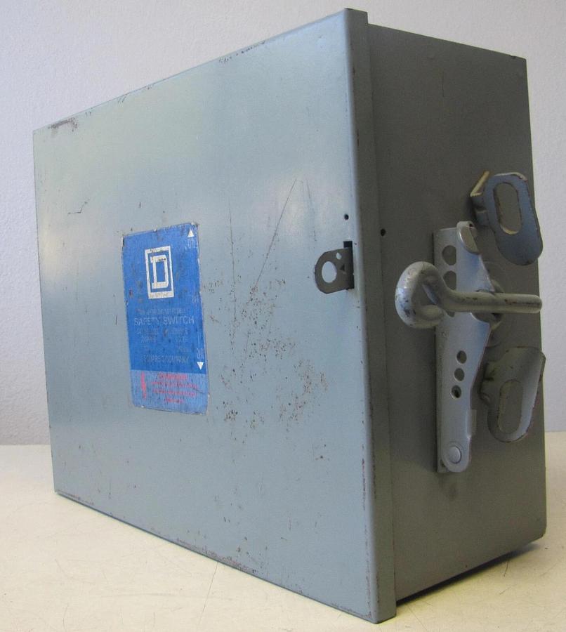 Used Square D 92333 100A Safety Disconnect Switch 100 Amp