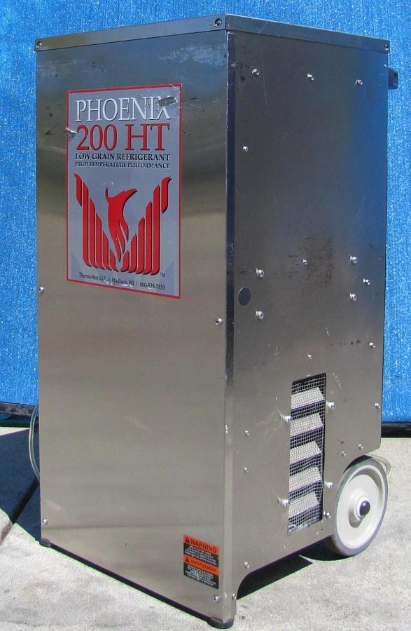 Used Phoenix 200HT Commercial Portable Dehumidifier 110V 135 PPD 380 CFM Restoration