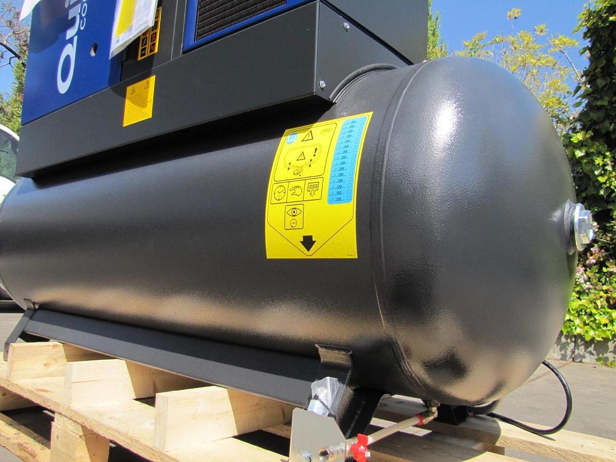 Used 2024 New Quincy QGS-10 Rotary Screw Air Compressor 10 HP w Dryer & 120 G Tank