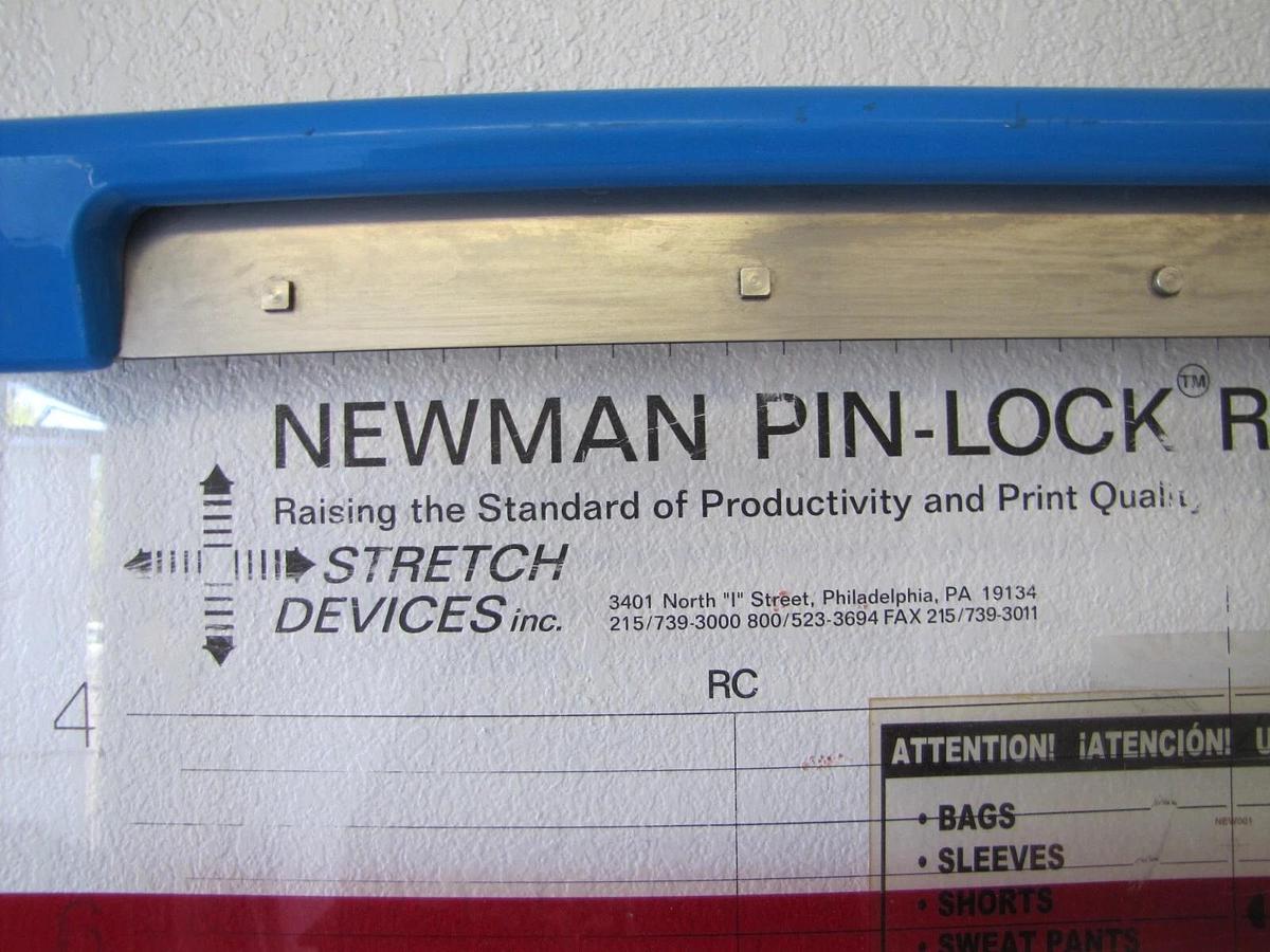 Used Newman Pin-lock Registration Textile Printing Application System