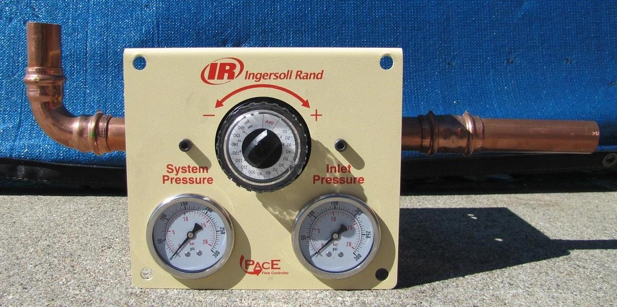 Used Ingersoll Rand 120 Gallon Air Receiver Tank w/ Filter Oil Separator & Regulator