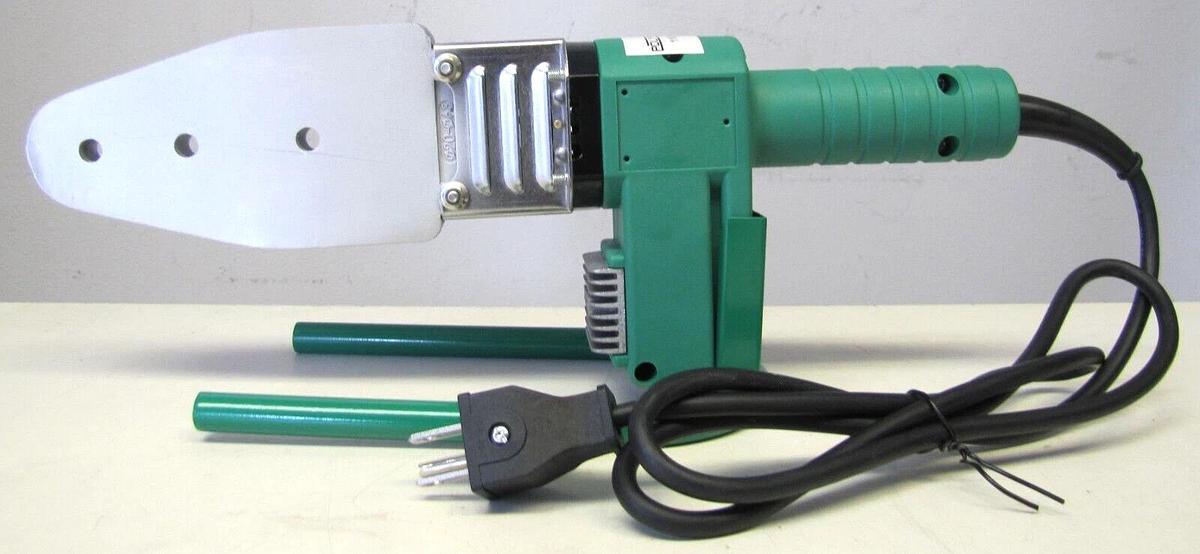 Used POLY FUSION HDPE PE Pipe Butt Welder Up to 63mm Socket Heater Machine