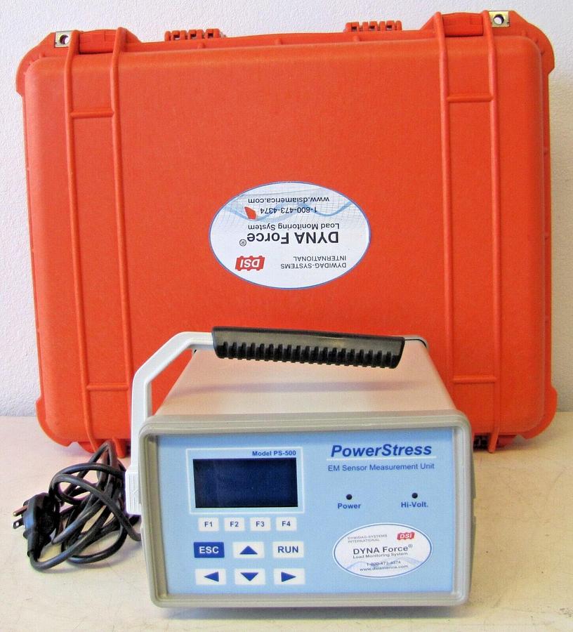 Dyna Force PS-500 Power Stress EM Sensor Measurement Unit With Carrying Case
