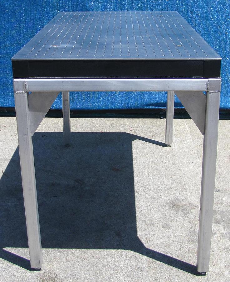Used Newport NRC 48" x 24" Breadboard Optical Table With Legs Stand 29" High