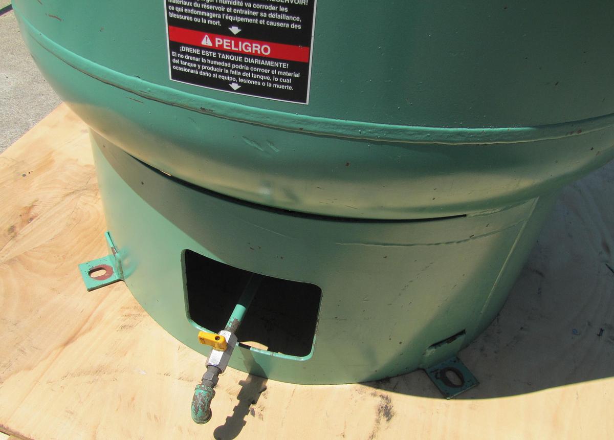 Used Speedaire 10 HP Piston Air Compressor with 80 Gallon Tank 175 PSI 230V 3 Phase