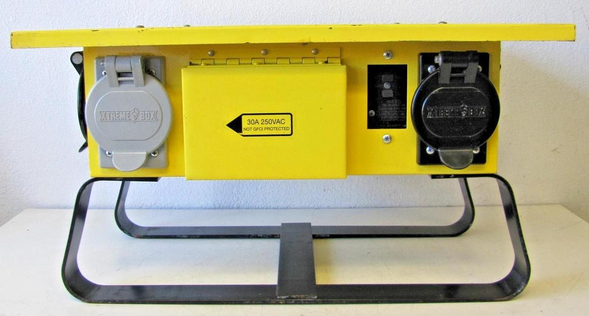 Used X-Treme Box Spider Temporary Power Distribution 50A 125/250V 3P 4W Twist Lock #1