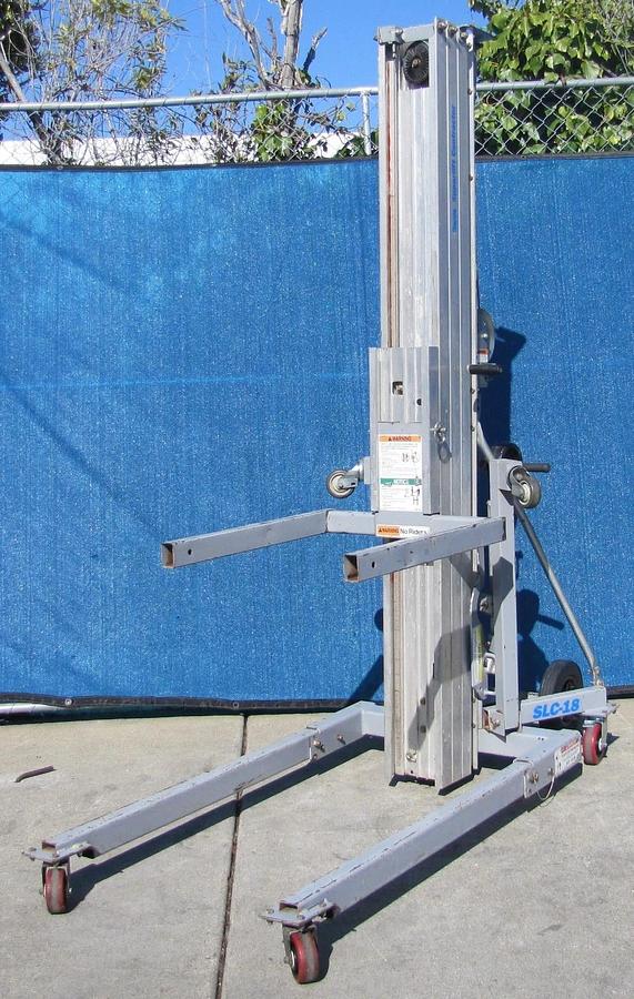 Used 2016 Genie SLC-18 Superlift Material Lift 18ft Height 650 lbs Max Capacity