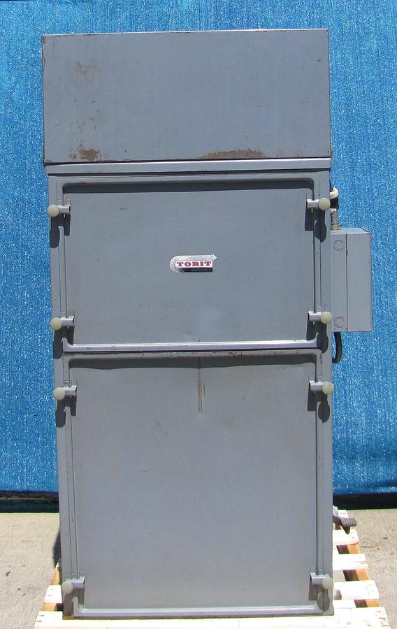 Used Torit 84 Dust Collector Air Filtration Unit 3 HP Baldor Blower Motor 230V 3 Ph