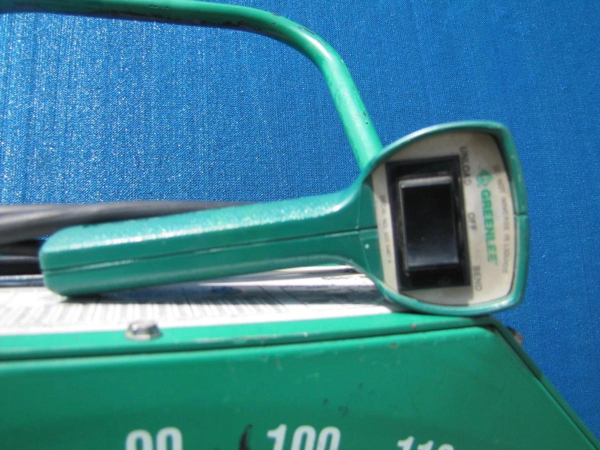 Used Greenlee 555C Classic Electric Conduit Bender 1/2" to 2" Pipe 120V 1HP 555