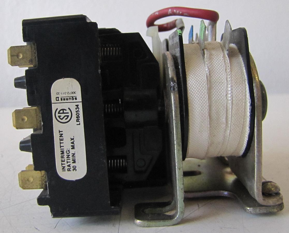 Used Square D Hoist Contactor Class 8965 Type RO-10 for RRT 3 Ton Chain Hoist