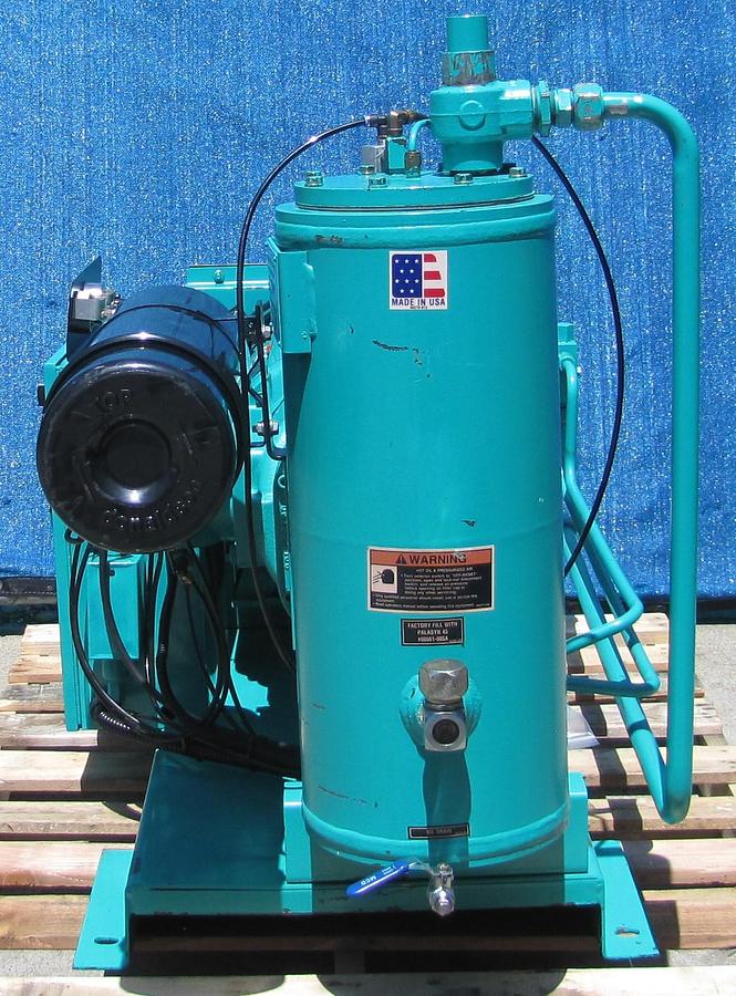 Used Sullivan Palatek 25 HP Rotary Screw Air Compressor 100 CFM 460V 3 Phase