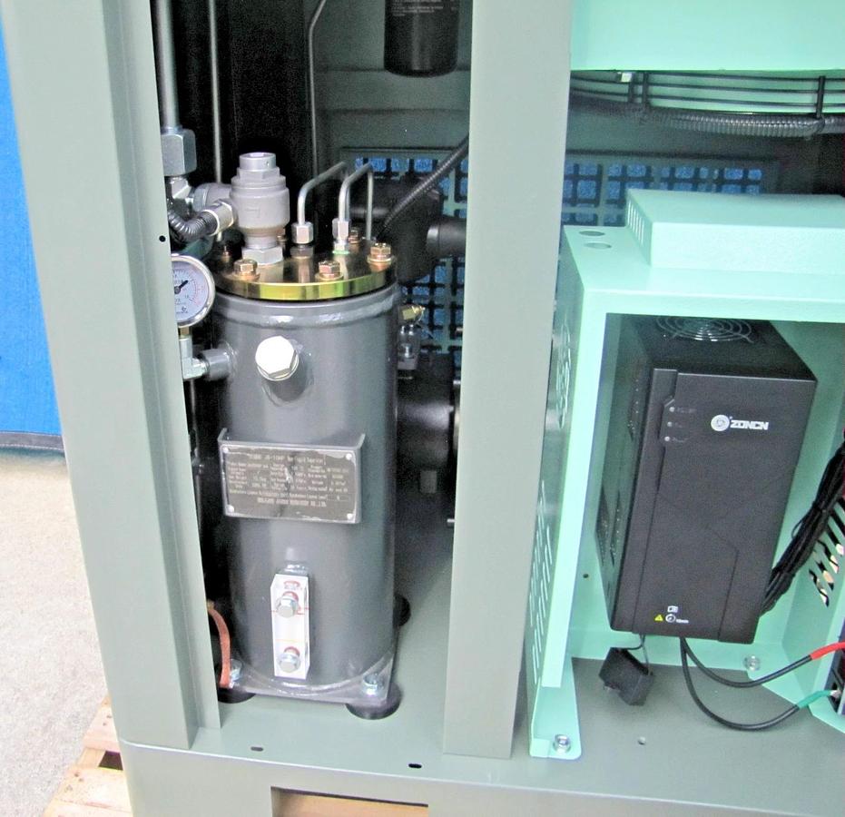Used 2026 Maximus 10 HP Rotary Screw Air Compressor VFD 230V Single Phase