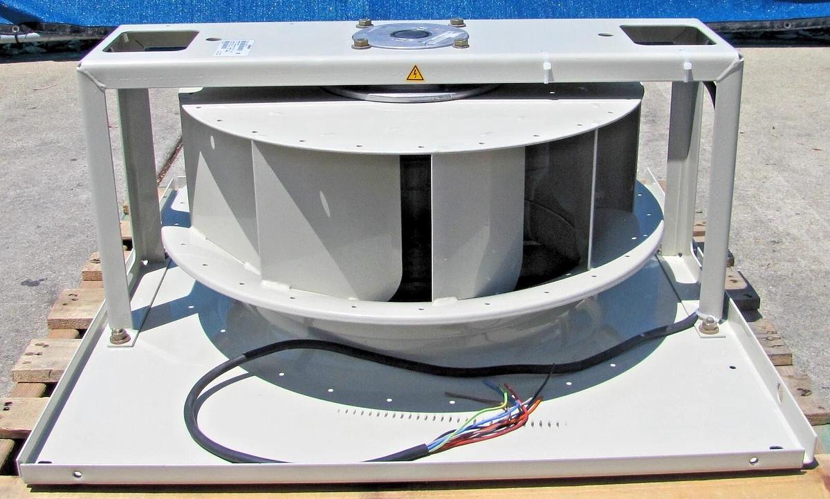 Used Siemens 1613 8532 10 Centrifugal Blower Fan 22" Diameter 230/460V 3 Phase