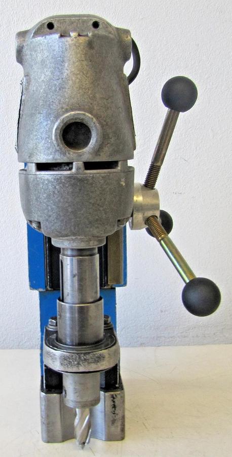 Used Hougen Rotabroach 10904 Mag Portable Magnetic Drill Press With Extra Bits 115V
