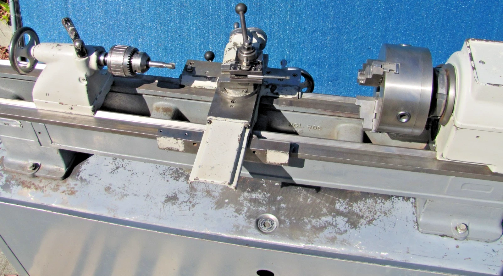 Used Rockwell 1HP Metal Lathe Variable Speed 8" 3 Jaw Chuck Cross Slide Feed 220V 1PH