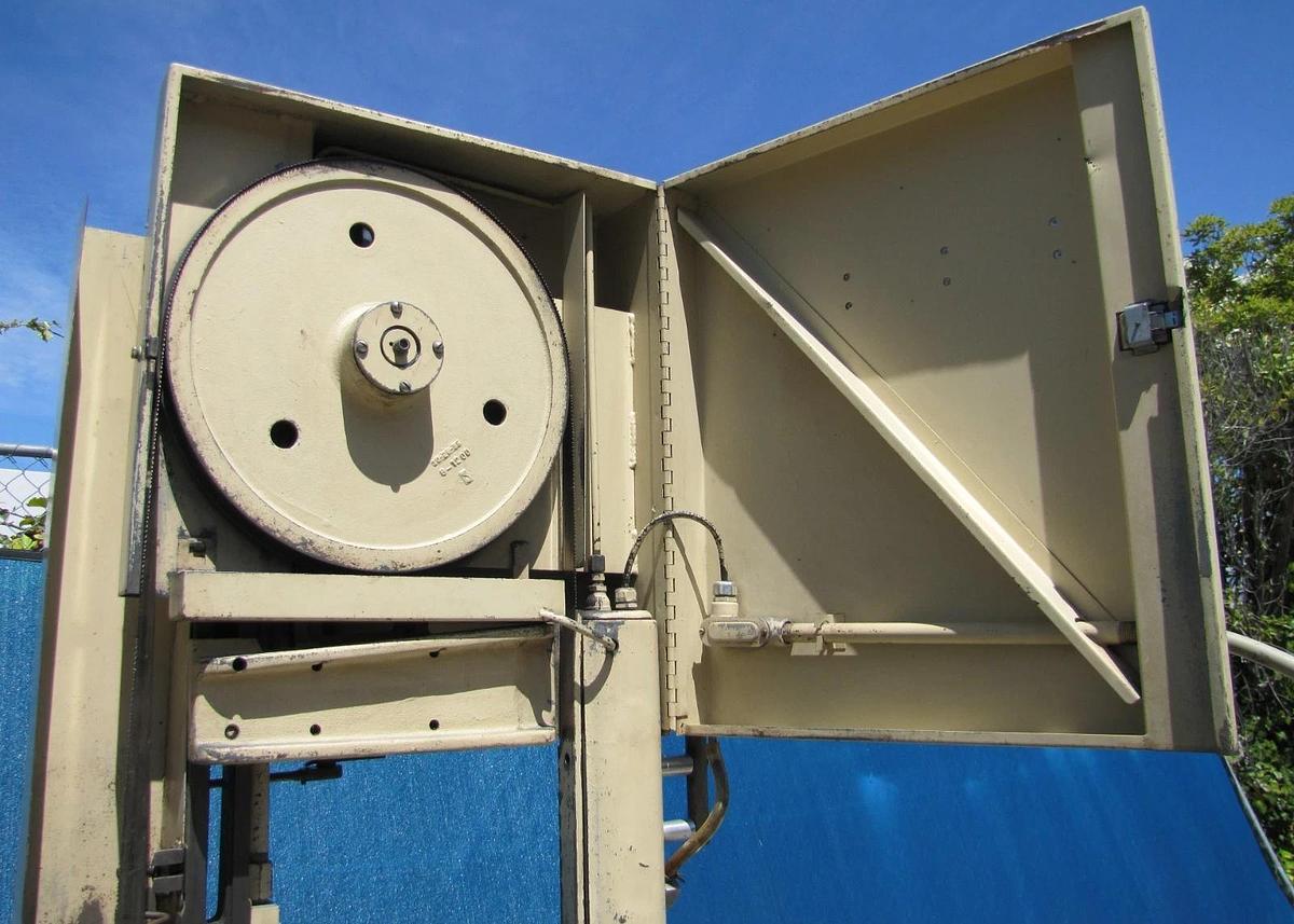 Used Marvel Series 8 Mark I Tilting Band Saw 230V 3PH Metal Cutting w/ Coolant Pump