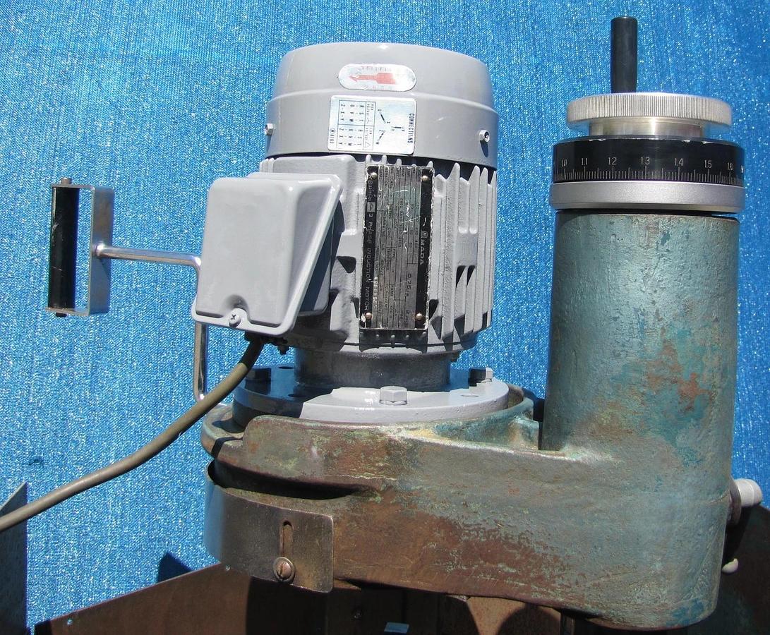 Used Amada 1HP Punch & Die Tool Grinder Sharpener TEG-160E w/ Coolant Pump 230V 3 PH