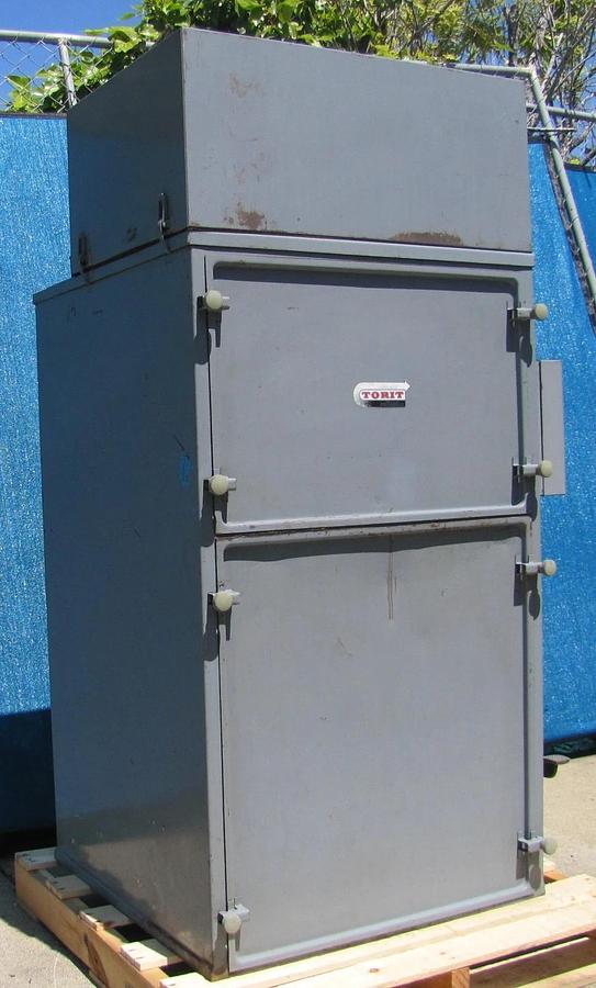 Used Torit 84 Dust Collector Air Filtration Unit 3 HP Baldor Blower Motor 230V 3 Ph
