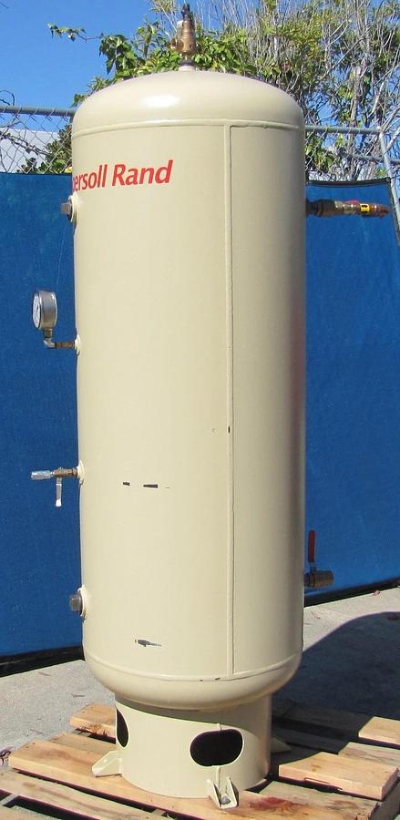 Used Ingersoll Rand 120 Gallon Air Receiver Tank w/ Filter Oil Separator & Regulator