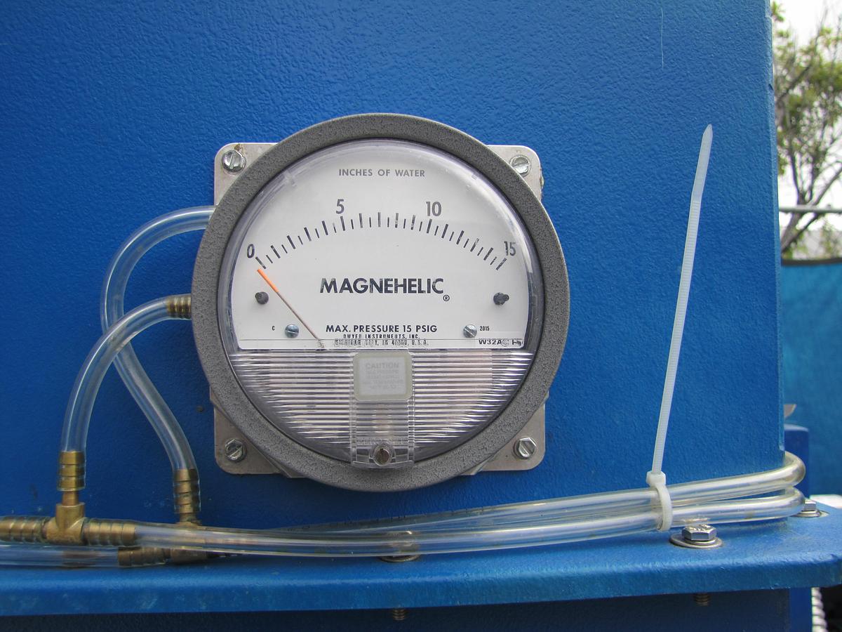 Used Filter 1 Hydrotron 10 HP Wet Dust Collector 5000 CFM NG HWF-5-50-10-VF 460V