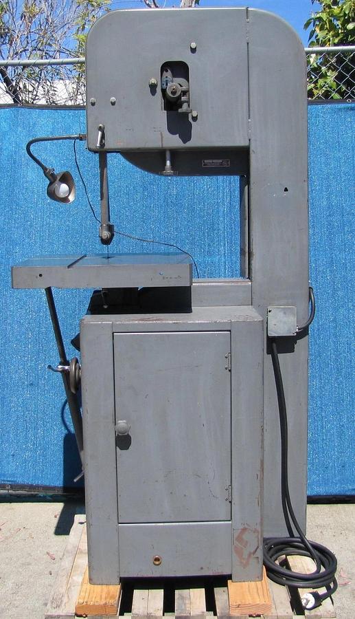 Used Rockwell 28-500 Vertical Band Saw Variable Speed 1HP 230V 1PH New Bi-Metal Blade