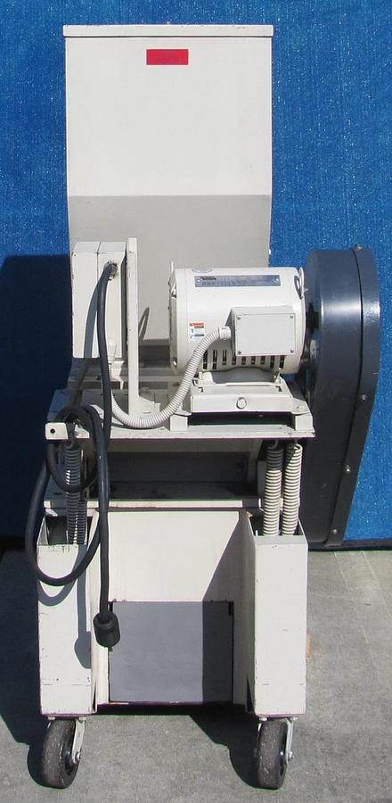 Used Nelmor AEC 10 HP Plastic Granulator Chopper Grinder Machine G1215P1 230V 3 Phase