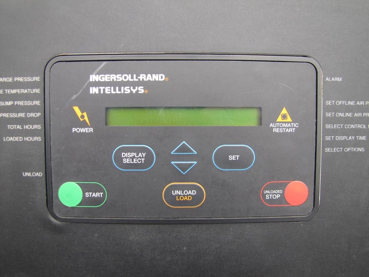 Used Ingersoll Rand 40HP Rotary Screw Air Compressor 163 CFM 460V 3 Phase 80 Hours