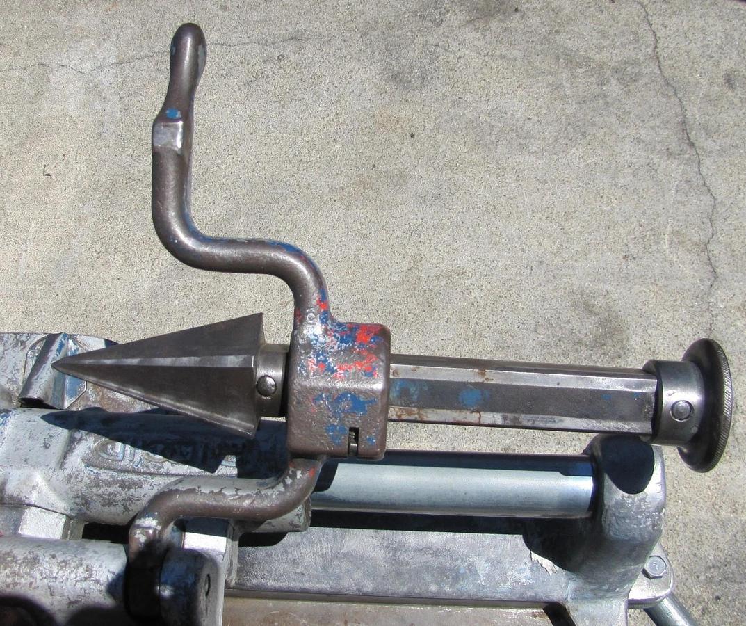 Used Ridgid 535 Pipe Threader 1/2" to 2" Pipe Threading Machine with 815A Die Head #3