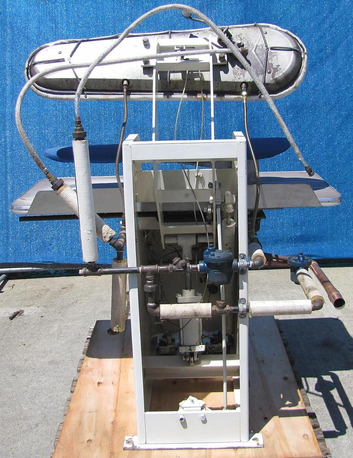 Used Ceco Dry Cleaning Machine Ironing Steam Press Steam & Air Operated Cissell Type