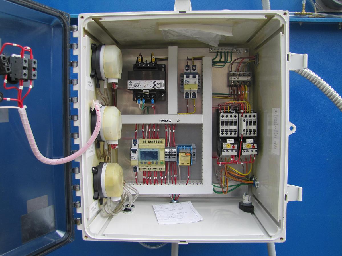 Used Filter 1 Hydrotron 10 HP Wet Dust Collector 5000 CFM NG HWF-5-50-10-VF 460V