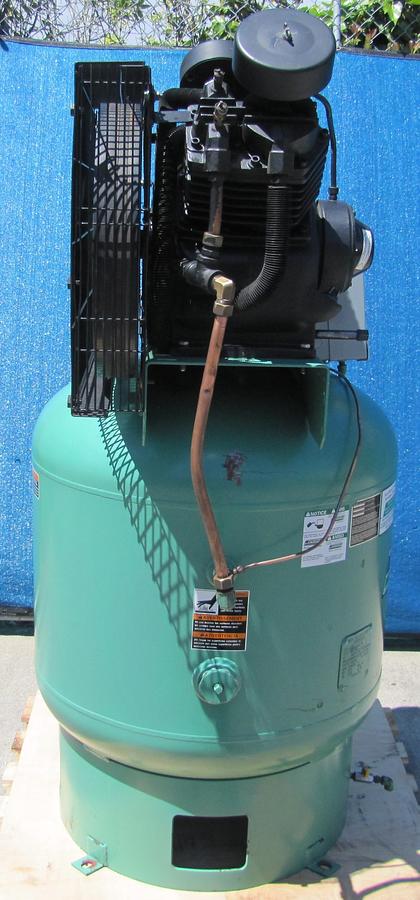 Used Speedaire 10 HP Piston Air Compressor with 80 Gallon Tank 175 PSI 230V 3 Phase
