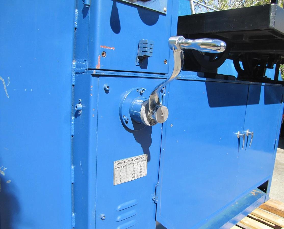 Used WF Wells & Sons V4012 Vertical Bandsaw Blade Welder 230V 3 Phase Variable Speed