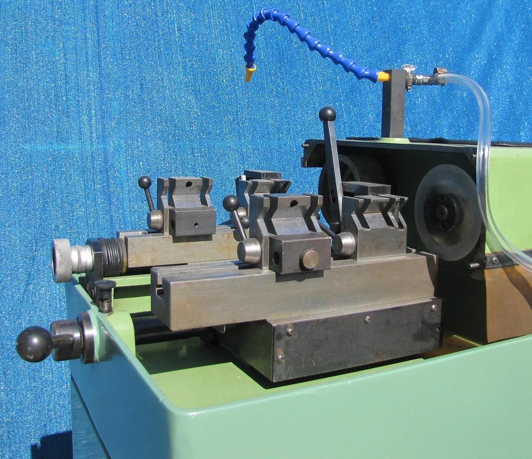 Used DME Pin Tool Grinder and Cutter Cut Off Machine With Coolant Pump 230V 3 Phase