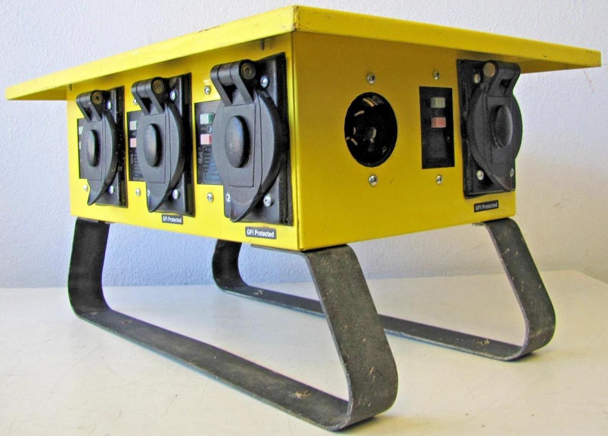 Used CEP 6506-G Spider Temporary Power Distribution Box 50A 125/250V Twist Lock #1