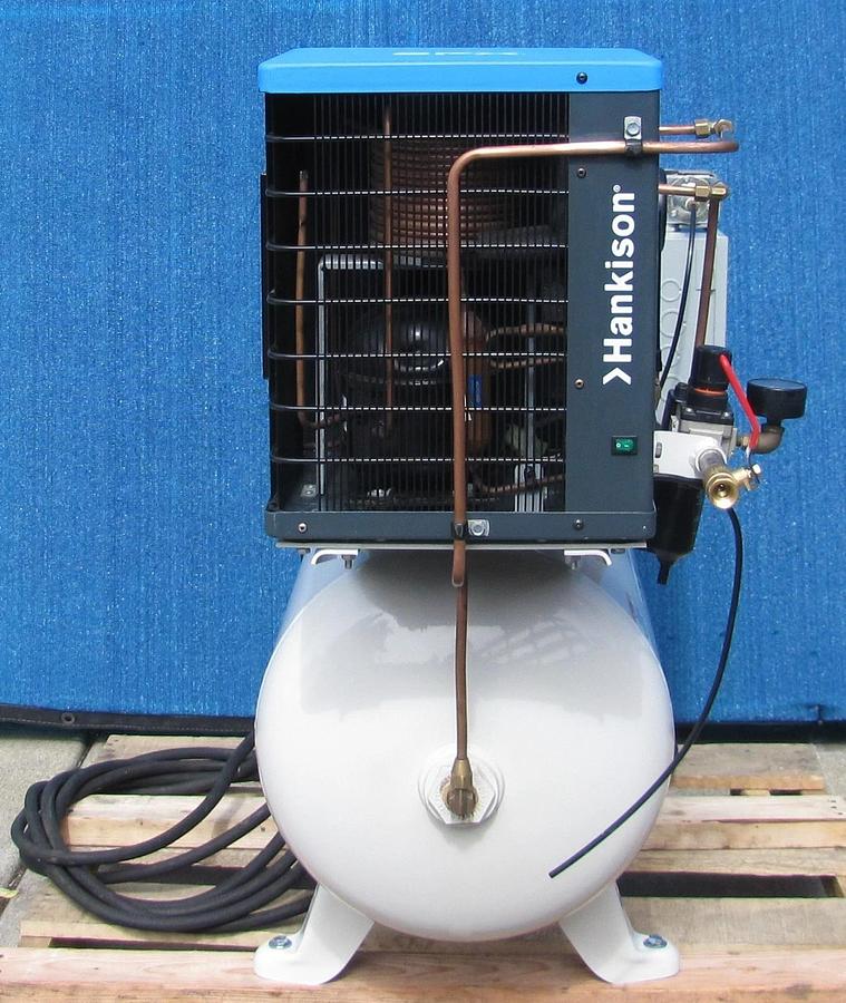 Used Powerex Oilless 3HP Scroll Air Compressor STS030134 with Tank and Air Dryer